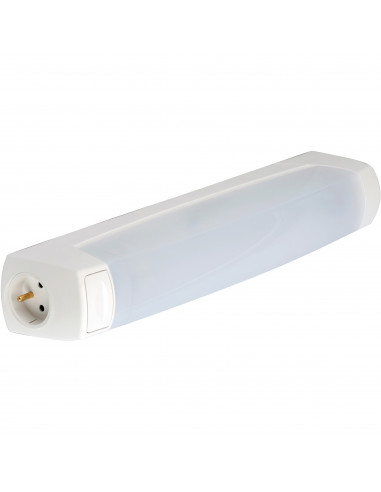 Eo LED 500lm 3000K inter PC 2P+T blanc L'EBENOID 055305
