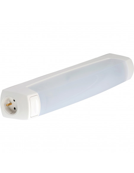 Eo S19 LED 400lm 3000K inter PC 2P+T blanc L'EBENOID 055315