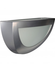 Sextan applique D/H E27 LED 500lm 3000K FA gris 9007 L'EBENOID 071619