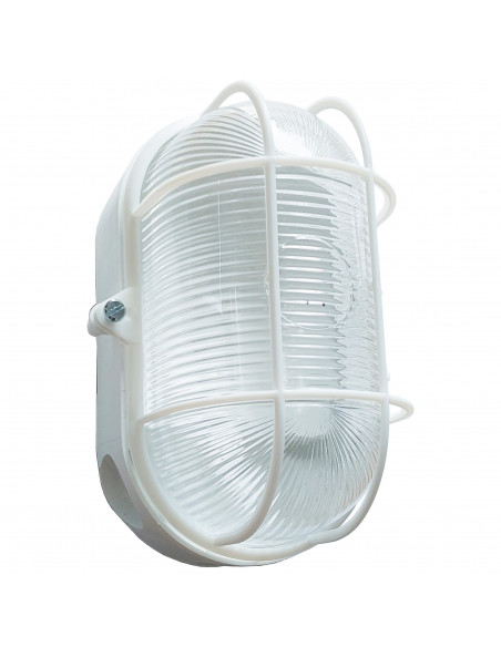 Ovale E27 SSL grille blanc L'EBENOID 075311