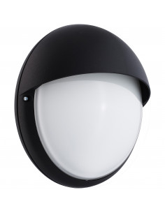 Dune casquette E27 LED 500lm 3000K AV noir L'EBENOID 076173