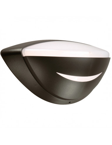 Lips visière E27 LED 500lm 3000K gris 7039 L'EBENOID 076647