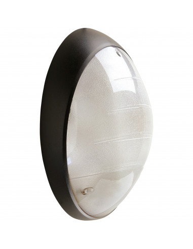 Atoll ovale E27 SSL noir L'EBENOID 079511