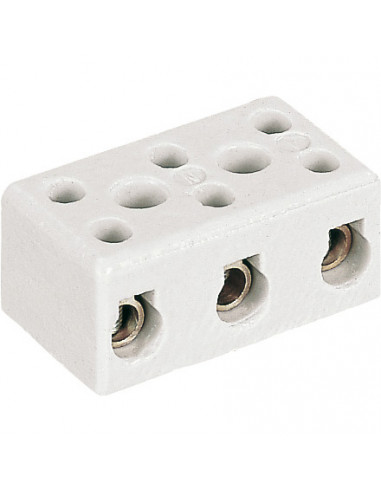Domino porcelaine 3P 10 mm² L'EBENOID 086704