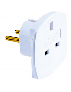 Adapteur 2P+T British/continent 16A EAN L'EBENOID 310142