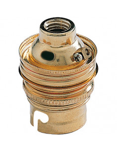 Douille acier laitonné B22 DB M11 PF EAN L'EBENOID 343331