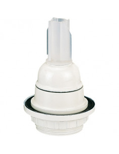 Douille E27 1/2 filetée SB blanc M10+bouteille EAN L'EBENOID 347301