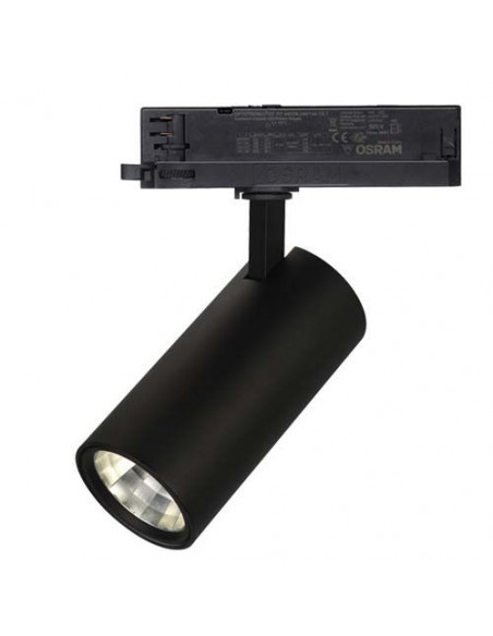 Tracklight F1 25W 3000K CRI90 noir intrack driver INTEGRATECH F125DI-B3000
