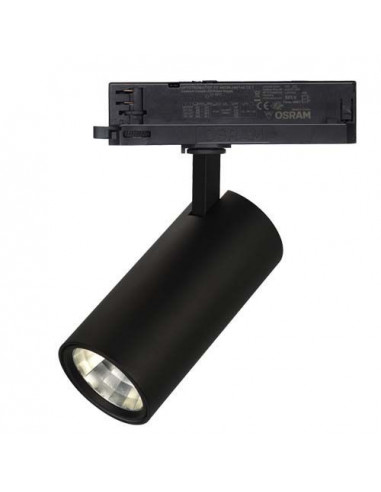 Tracklight F1 35W 3000K CRI90 noir intrack driver INTEGRATECH F135DI-B3000