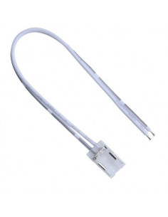 Connecteur câble ruban led IP20 10mm mono 15cm INTEGRATECH LS-BC-IP20-10-2