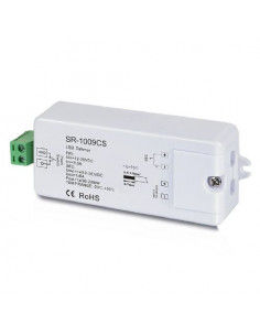 Récepteur RF ou bouton poussoir PWM 1x8A 12-36VDC INTEGRATECH SR-1009CS