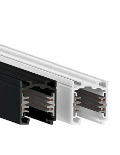 Rail universel triphasé dim 7p 1m blanc INTEGRATECH TRA3F1MW