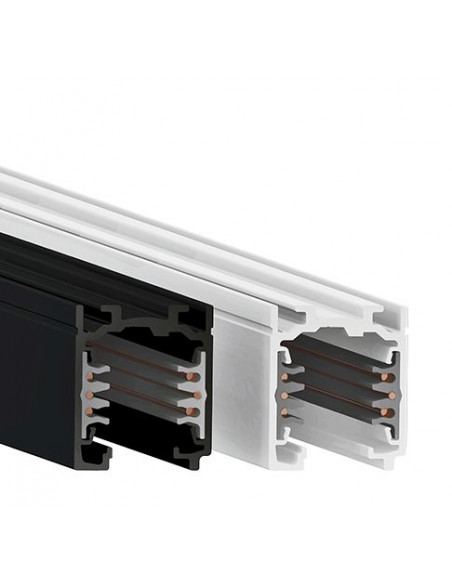 Rail universel triphasé dim 7p 1m blanc INTEGRATECH TRA3F1MW
