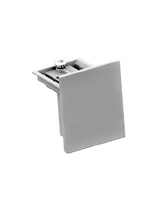 Embout pour rail universel 3ph blanc INTEGRATECH TRA3FECW
