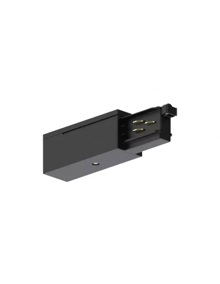 Alimentation gauche pour rail univ 3ph 7p noir INTEGRATECH TRA3FPOWLB
