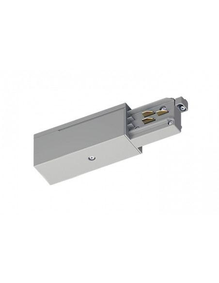 Alimentation gauche pour rail univ 3ph 7p blanc INTEGRATECH TRA3FPOWLW