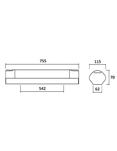 Xéo2 G13 LED 540lm 4000K blanc L'EBENOID 055791