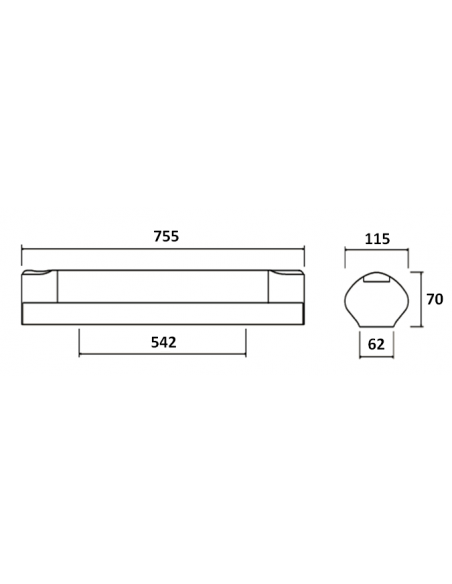 Xéo2 G13 LED 540lm 4000K IR PC 2P+T blanc L'EBENOID 055796