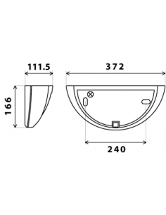 Sextan applique D/H E27 LED 500lm 3000K FA gris 7021 L'EBENOID 071639 2