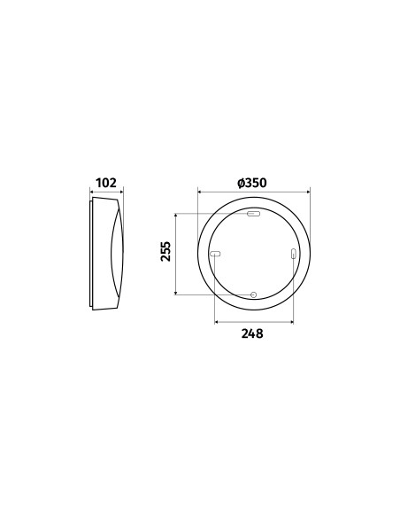 Sextan E27 SSL AV blanc L'EBENOID 071700