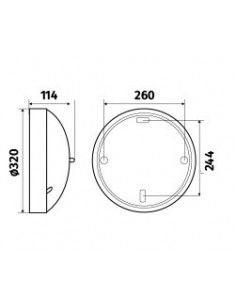 Axiome T2 2xE27 LED 1000lm 3000K IR blanc L'EBENOID 073055 2
