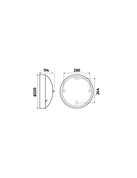 Axiome T2 LED 2200lm 4000K IR blanc L'EBENOID 073078