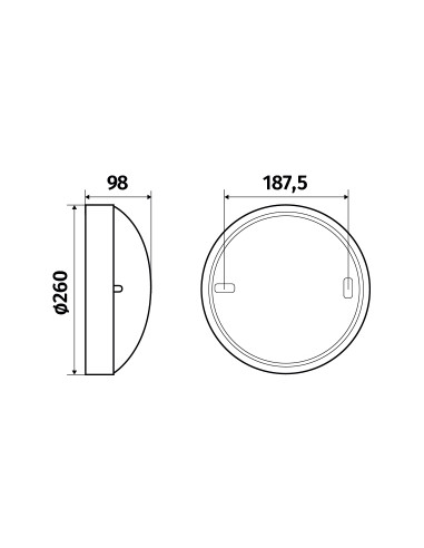 Axiome T1 E27 SSL AV noir L'EBENOID 073200