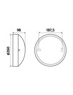 Axiome T1 E27 LED 500lm 3000K AV noir L'EBENOID 073203 2