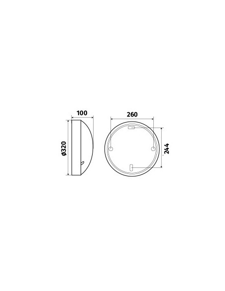 Axiome T2 2xE27 SSL AV gris 7024 L'EBENOID 073450