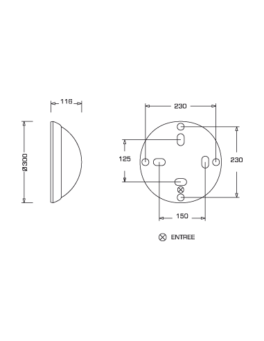 Option E27 SSL HF AV blanc L'EBENOID 078806