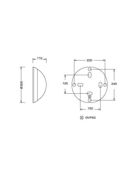 Option E27 SSL HF AV blanc L'EBENOID 078806