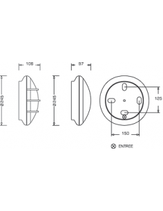 Dune E27 SSL AV noir L'EBENOID 079017 2