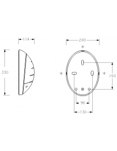 Atoll ovale E27 SSL noir L'EBENOID 079511 2