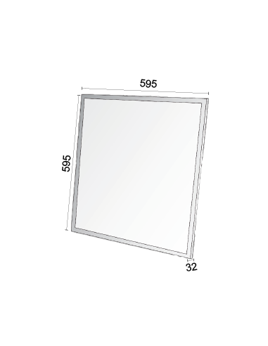 Pure Evocation LED 3600lm 4000K blanc sans driver PURE BY L'EBENOID 080500