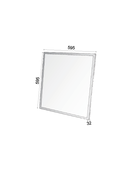 Pure Evocation LED 3600lm 4000K blanc sans driver PURE BY L'EBENOID 080500