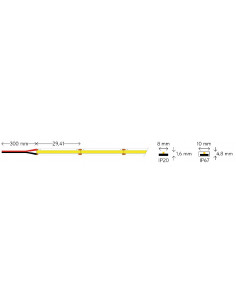 Ruban LED COB 544LED/m 24V IP20 CRI90 3000K 5m INTEGRATECH 544COB-IP20-3000 2