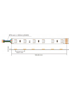 Ruban led 60LED/m SMD5050 24V IP20 RGB 5m INTEGRATECH 60RGB-IP20 2