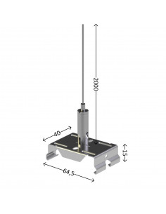 Dreamline suspension avec fil d'acier 2m INTEGRATECH DMA002 2