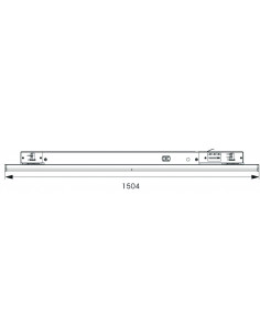 Linear track 1,5m 61W CRI90 3000K 90gr blanc INTEGRATECH LT15613R90 2
