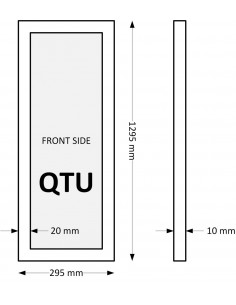 Panneau led QT 36W 300x1200 4000K RAL9016 ENEC INTEGRATECH QT301203640 2