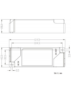 Driver QT 36W flicker-free non-réglable INTEGRATECH QTD36W5 2