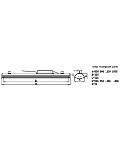 UBOAT high output 150lm/W 200W 120°4000K DALI INTEGRATECH UBOAT2004HODA 2