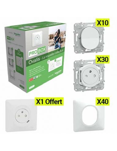 Ovalis ProBox 20V&V+ 30PC + 1 Variateur offert SCHNEIDER PFRB05