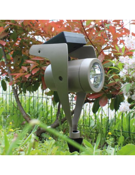 Spot solaire Power Spot 30lm Taupe WATT & HOME 401301