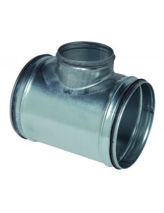 Té équerre galvanisé à joint Diamètre 125/125 mm ALDES 11098002