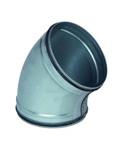 Coude galvanisé 45° à joint Diamètre 125 mm embouti ALDES 11098122