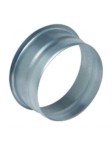 Manchette épaulement en tôle male D 124 mm longeur 40 mm ALDES 11012250
