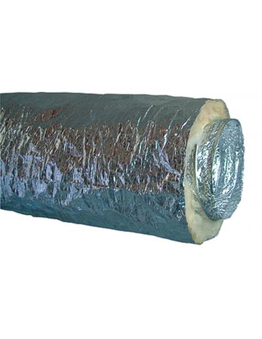 Conduit flexible souple L 10m algaine alu calorifugé M0 M1 diamètre 150mm ALDES 11091918
