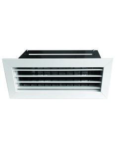 Bouche motorisée alimentation 12V Longueur 600 mm et hauteur 100 mm ALDES 35700017
