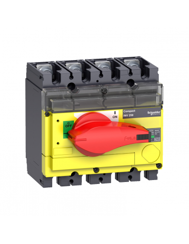 INTERRUPTEURSECTIONNEUR À COUPURE VISIBLE INTERPACT INV160 4P 160 A SCHNEIDER 31185